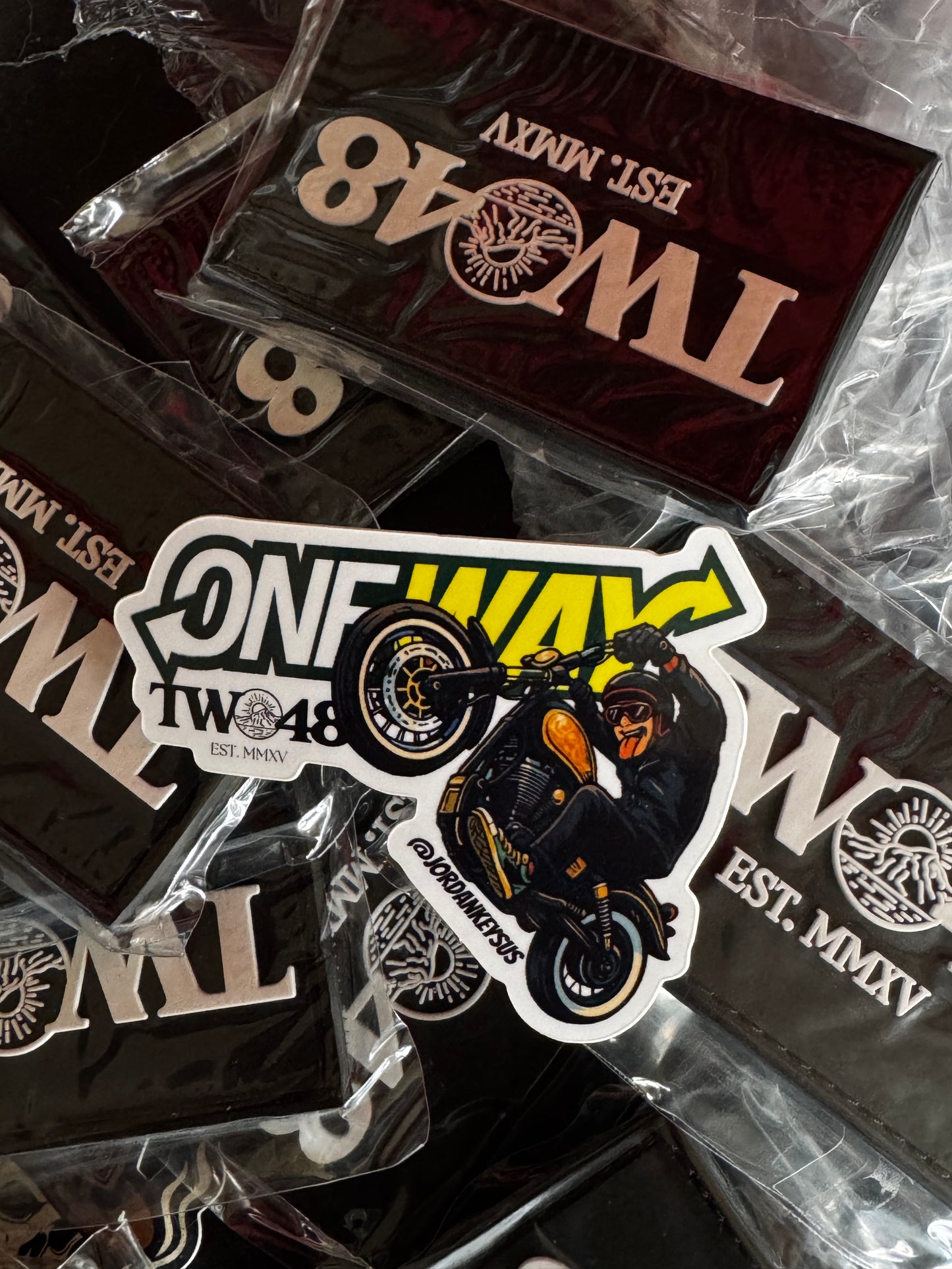 “Oneway” Sticker